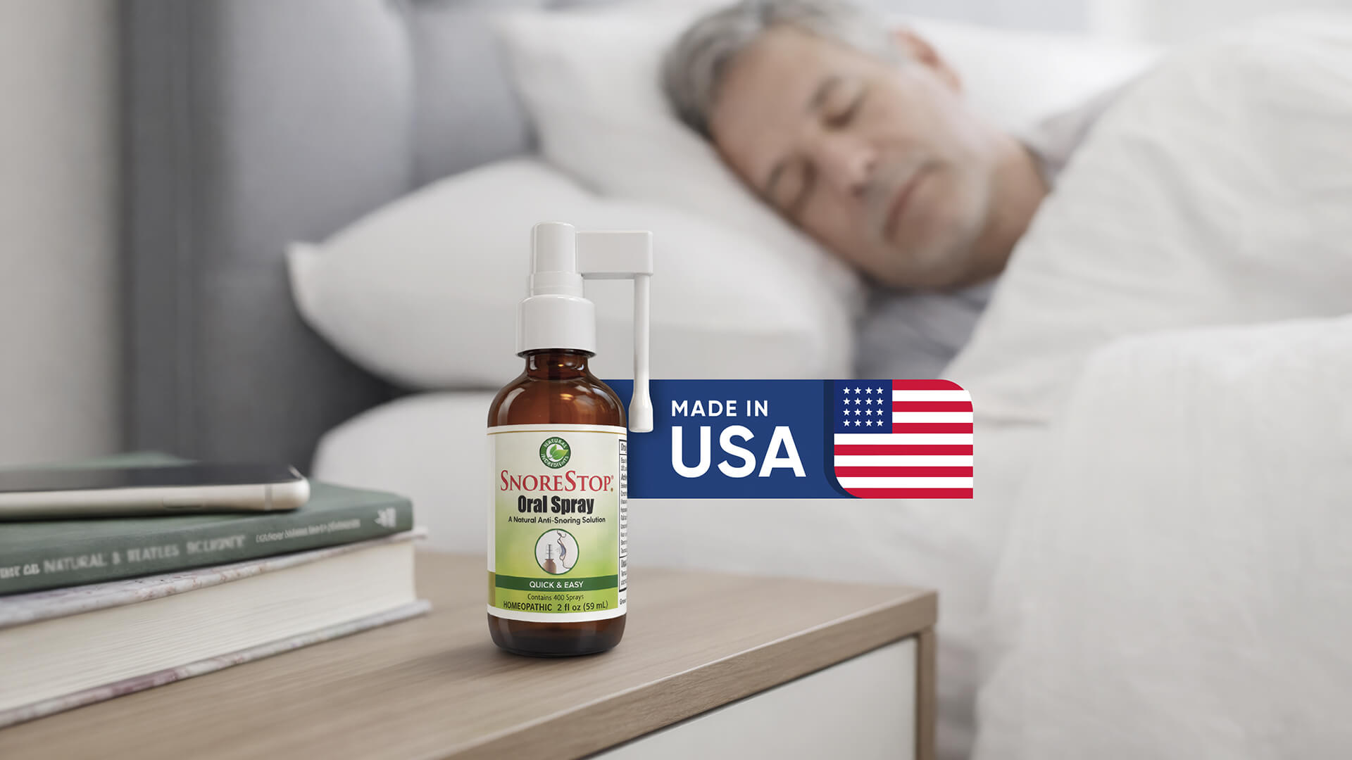 This All Natural Spray Can Eliminate Snoring on the First Night (So You and Your Partner Can Finally Get Restful Sleep Back)