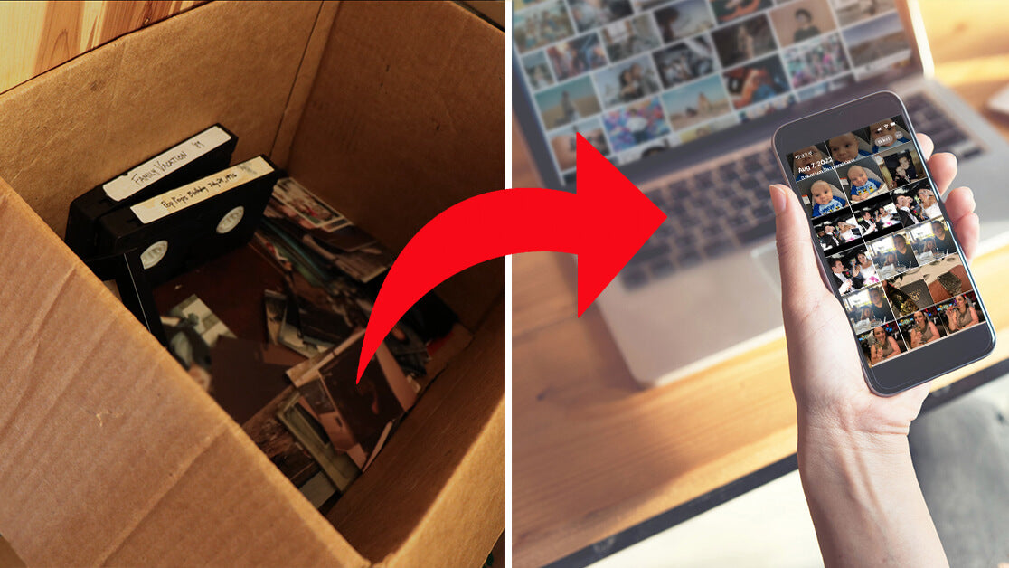 Old Photos, VHS Tapes and Film Degrade Completely Over Time (Here's How To Save Them Before It's Too Late...)