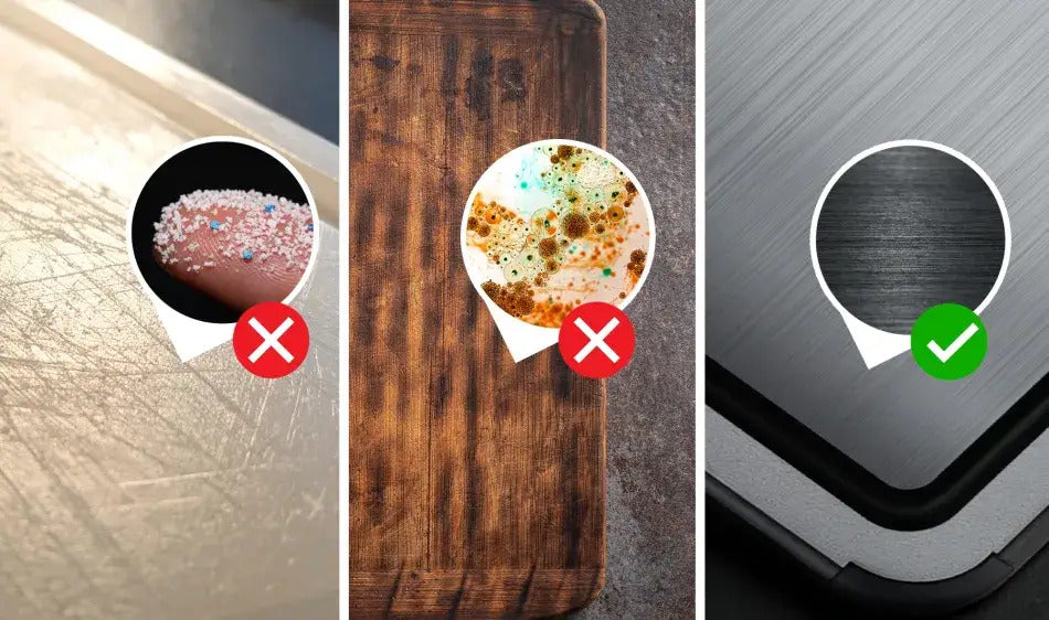 This New 4-In-1 Titanium Cutting Board Protects You From Harmful Bacteria & Microplastics